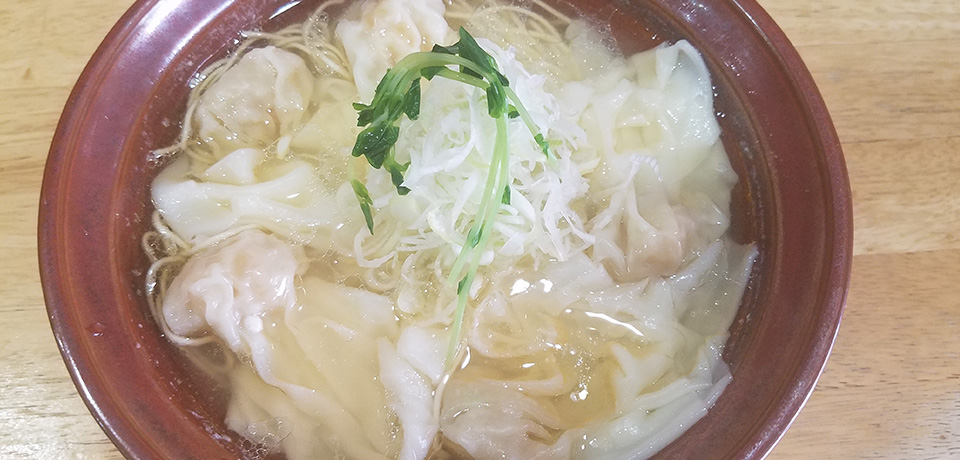 本格中華エビワンタン麺